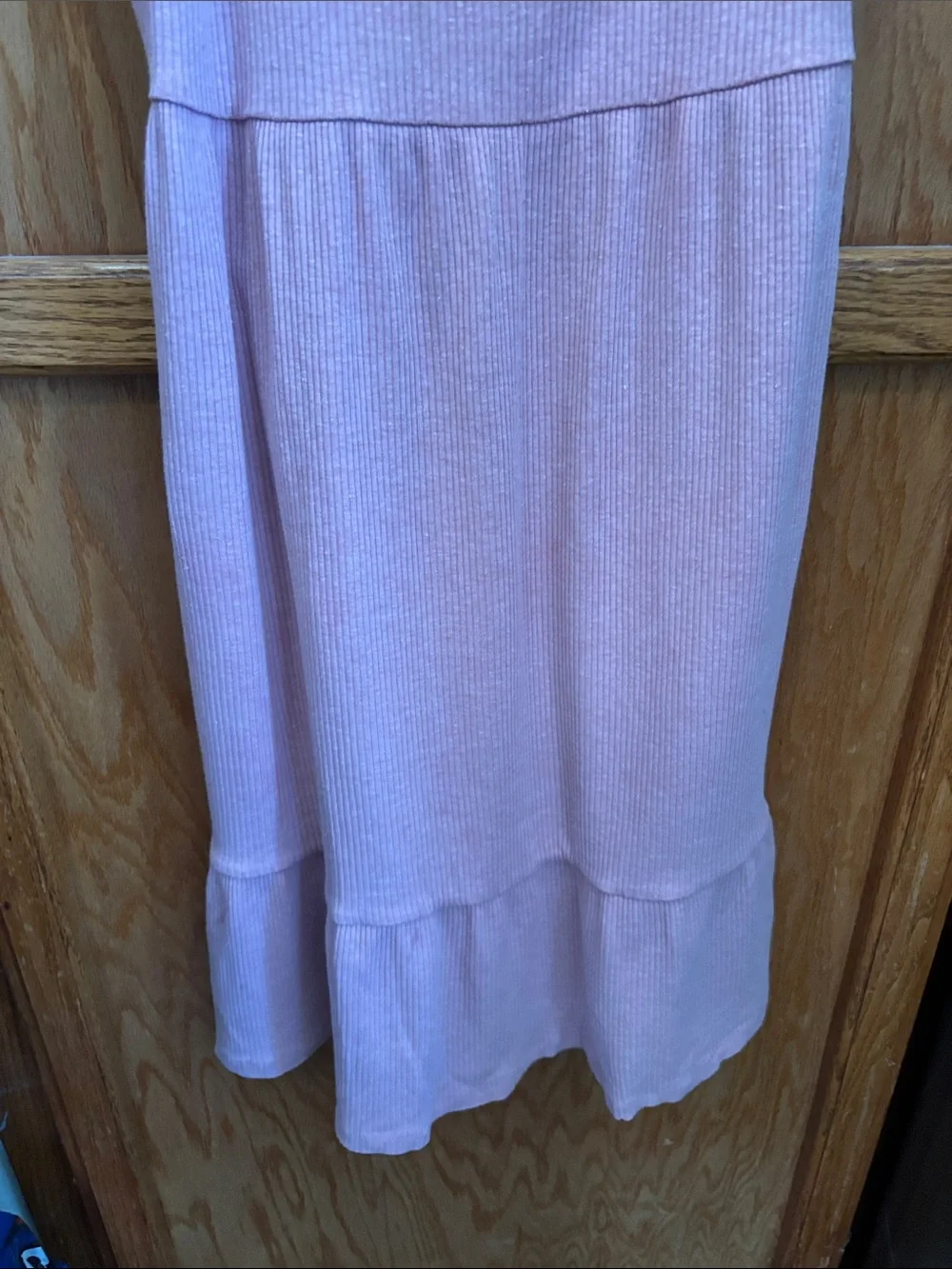 Old Navy Dusty Pink Ribbed Tank Dress